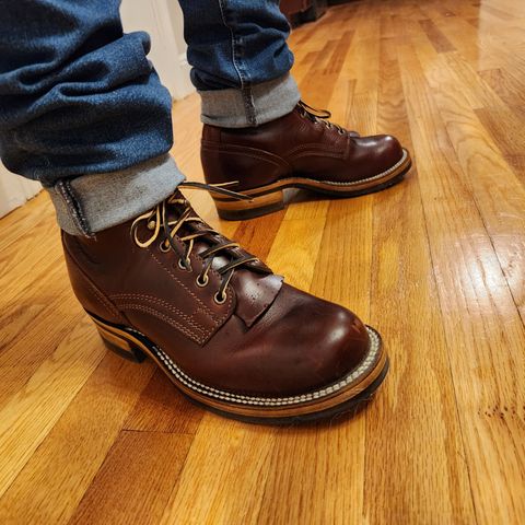 View photo of Drew's Boots 6-Inch Contractor in Rogue Smooth