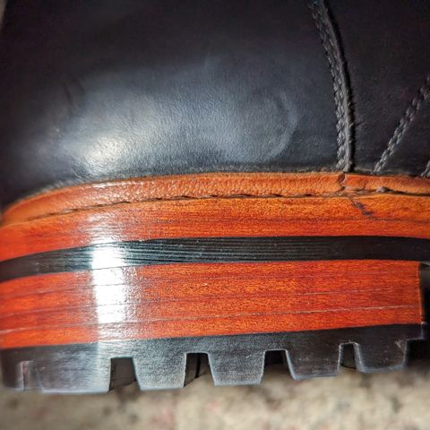 BLKBRD Dixon Cap Toe Derby Boot in Black Pullup