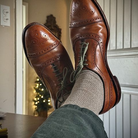 Allen Edmonds Strand in Walnut Calfskin