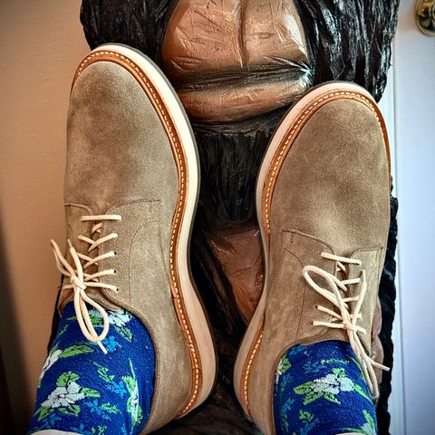 Church's Custom Grade Leyton II in C.F. Stead Stone Suede