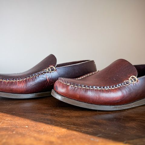 Oak Street Bootmakers Slip Moc in Horween Brown Chromexcel