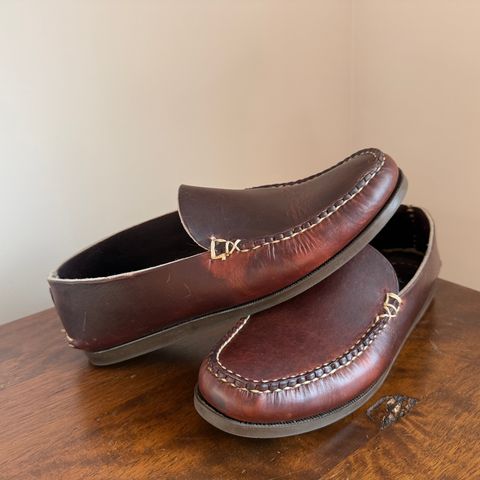Oak Street Bootmakers Slip Moc in Horween Brown Chromexcel