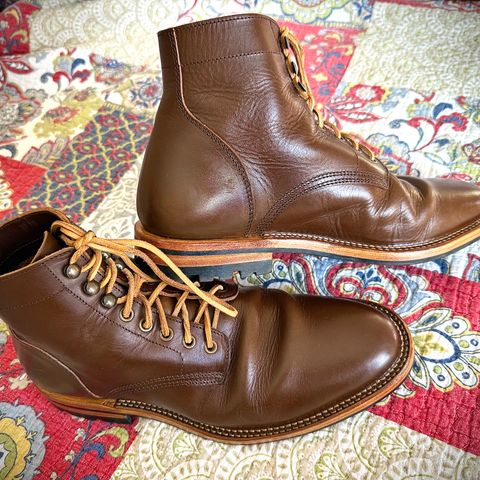 Parkhurst The Allen in Italpel Caramel Teacore Veg Tan