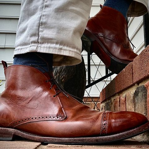 Allen Edmonds Bleecker Street in Dark Chili Calfskin