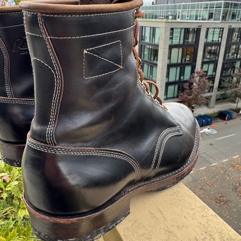 View photo of Role Club Underdogs in Shinki Hand-Finished Black Horsehide