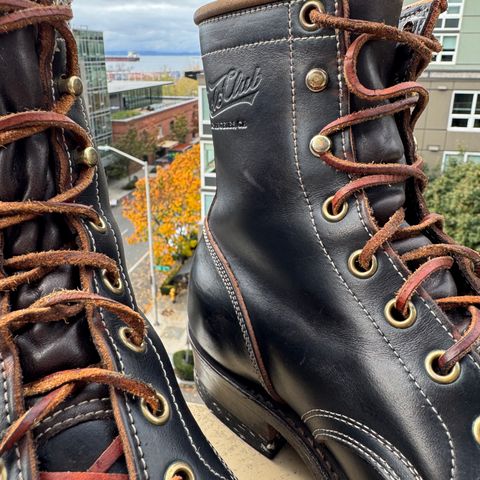 View photo of Role Club Underdogs in Shinki Hand-Finished Black Horsehide