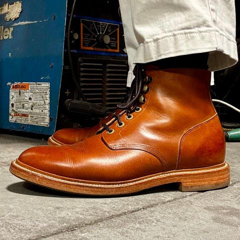 Grant Stone Diesel Boot in Badalassi Carlo Saddle Tan Minerva