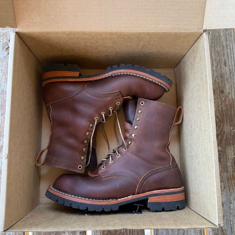 Nicks Overlander in Horween Orange Predator