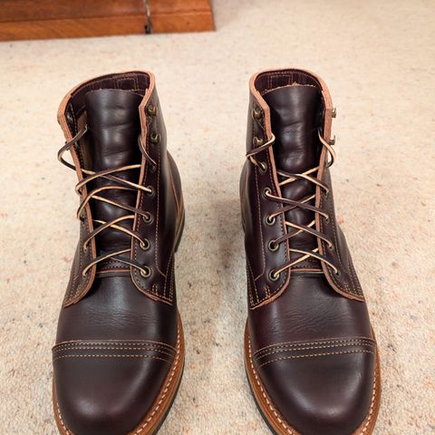 Search result thumbnail of Truman Cap Toe Boot in Seidel Oxblood Double Shot