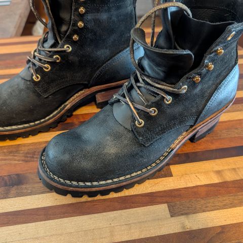 Nicks Urban Logger in Seidel MaxSupport Black Roughout