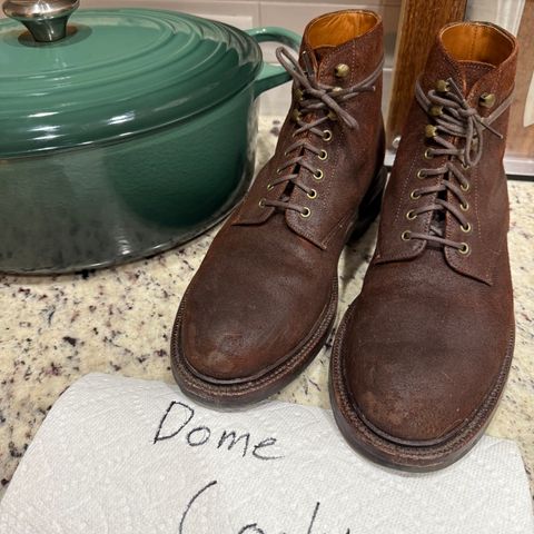 Grant Stone Edward Boot in C.F. Stead Dark Oak Roughout