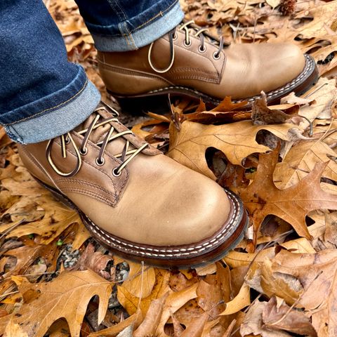 View photo of White's 350 Cruiser in Horween Natural Chromexcel