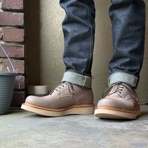 Viberg Rockland Blucher in Maryam Washed Mountain Ram