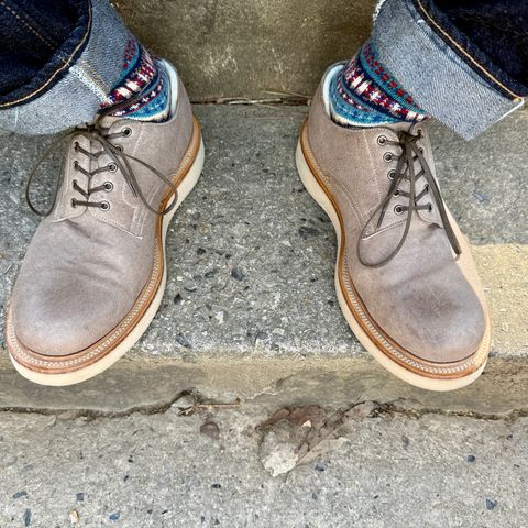 Viberg Rockland Blucher in Maryam Washed Mountain Ram
