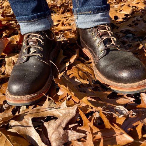 View photo of White's 375 in Horween Brown Waxed Flesh