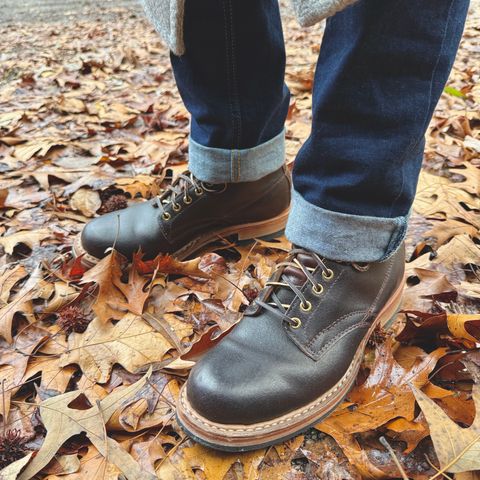 View photo of White's 375 in Horween Brown Waxed Flesh