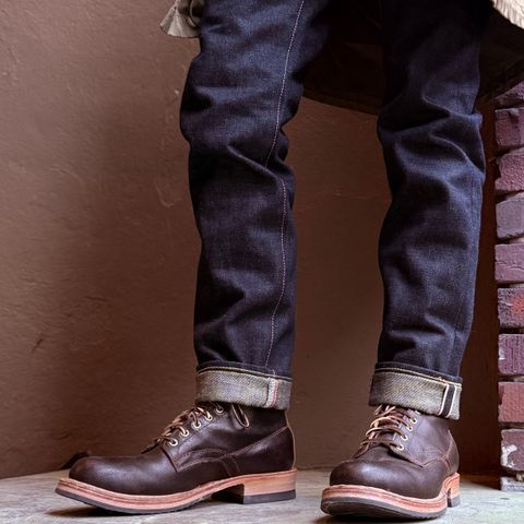 White's 375 in Horween Brown Waxed Flesh