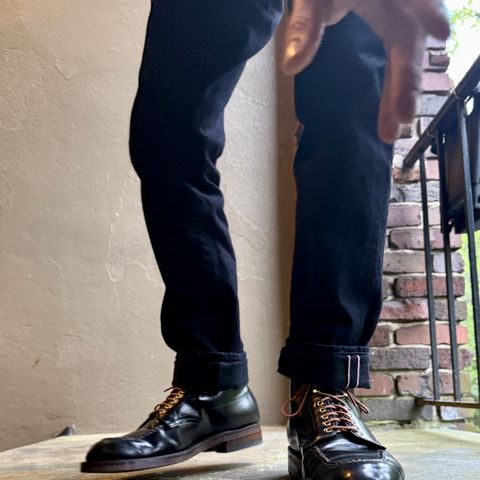 Alden Indy Boot in Horween Black Shell Cordovan