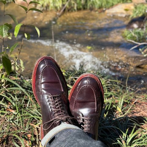 Alden Tanker Boot in Horween Color 8 Shell Cordovan