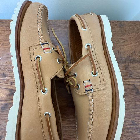 Rancourt & Co. x Sperry Boat Shoe in Horween Natural Essex