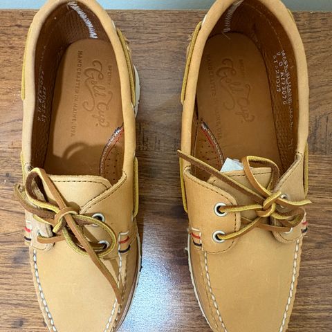Rancourt & Co. x Sperry Boat Shoe in Horween Natural Essex