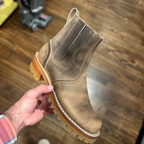 Nicks Work Chelsea in Horween Predator Natural