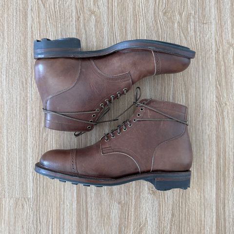Viberg Service Boot BCT in C.F. Stead Husk Oiled Culatta