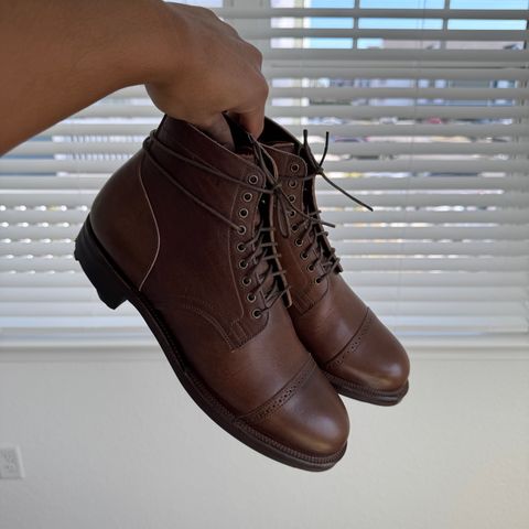 Viberg Service Boot BCT in C.F. Stead Husk Oiled Culatta