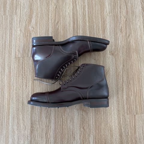 Viberg Service Boot in Horween Color 8 Shell Cordovan