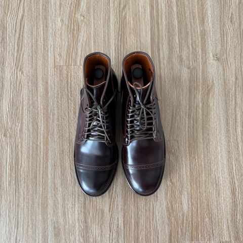 Viberg Service Boot in Horween Color 8 Shell Cordovan