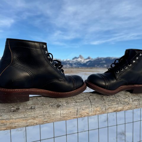 John Lofgren Combat Boots in Horween Black Chromexcel