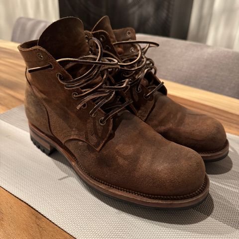 Viberg Service Boot in C.F. Stead Rawhide Waxy Commander