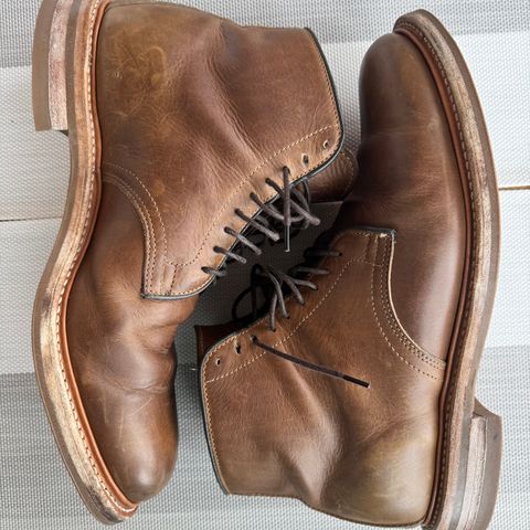 View photo of Viberg Service Boot in Camel Oiled Calf