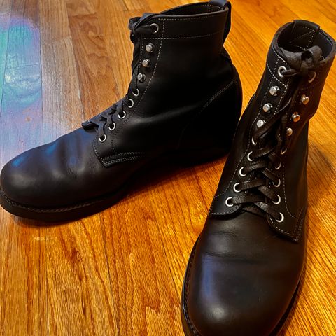 Clinch Lace Up Boots in C.F. Stead Dark Brown Kudu