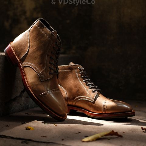 BLKBRD Luchador Service Boot in Horween Natural Chromexcel