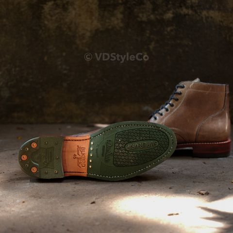 BLKBRD Luchador Service Boot in Horween Natural Chromexcel