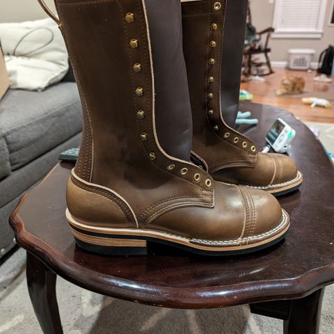 Nicks Lace Up Heritage in Horween British Tan Chromexcel