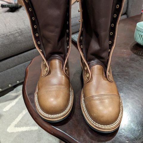 Nicks Lace Up Heritage in Horween British Tan Chromexcel