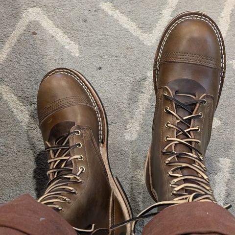 Nicks Lace Up Heritage in Horween British Tan Chromexcel