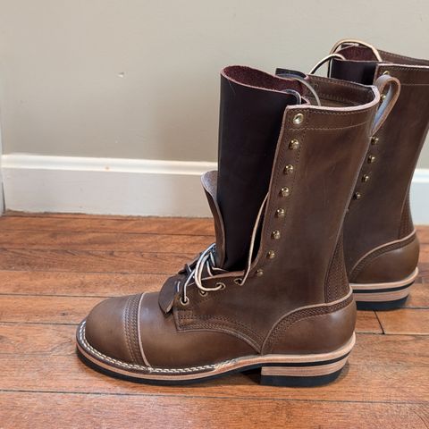 Nicks Lace Up Heritage in Horween British Tan Chromexcel