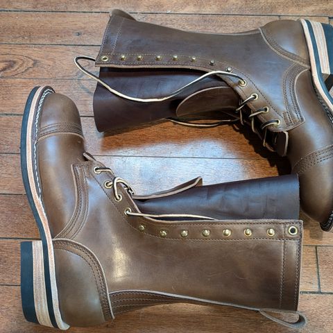 Nicks Lace Up Heritage in Horween British Tan Chromexcel