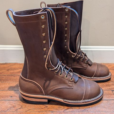 Nicks Lace Up Heritage in Horween British Tan Chromexcel