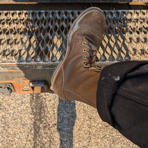 Nicks Lace Up Heritage in Horween British Tan Chromexcel