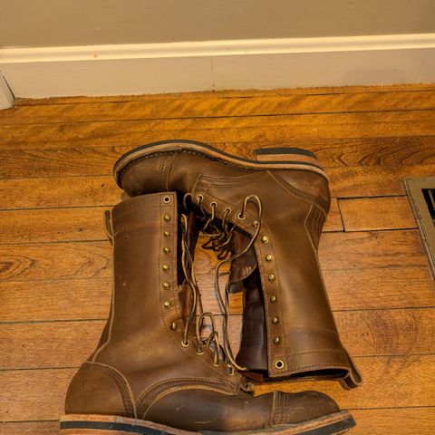 Nicks Lace Up Heritage in Horween British Tan Chromexcel