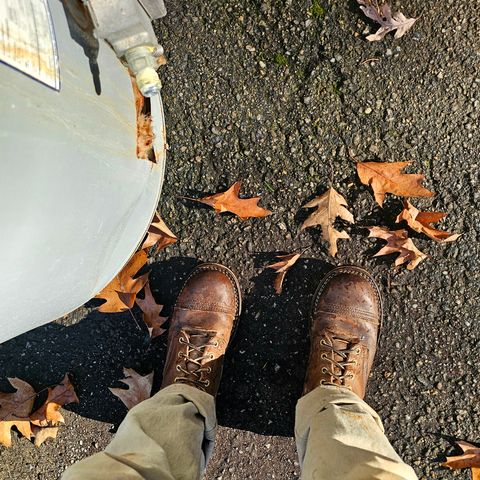 Nicks Lace Up Heritage in Horween British Tan Chromexcel