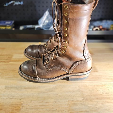 View photo of Nicks Lace Up Heritage in Horween British Tan Chromexcel