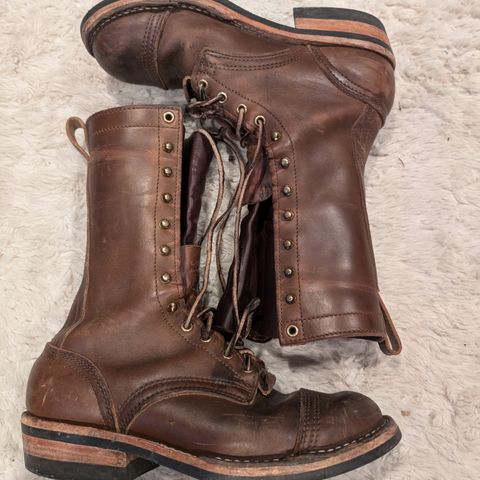 View photo of Nicks Lace Up Heritage in Horween British Tan Chromexcel