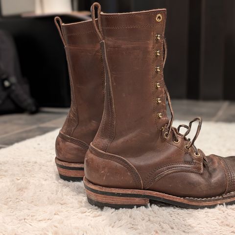 View photo of Nicks Lace Up Heritage in Horween British Tan Chromexcel