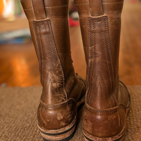 View photo of Nicks Lace Up Heritage in Horween British Tan Chromexcel