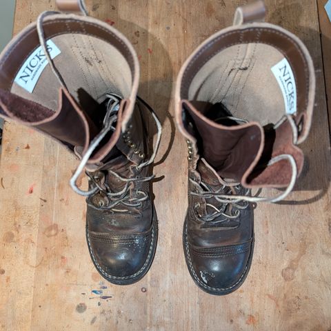 Nicks Lace Up Heritage in Horween British Tan Chromexcel